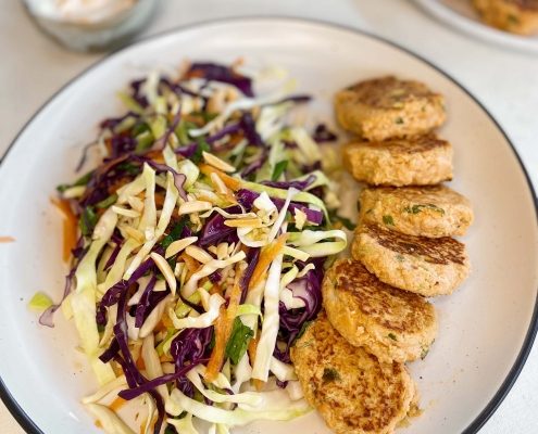 Salmon and Sweet Potato Patties